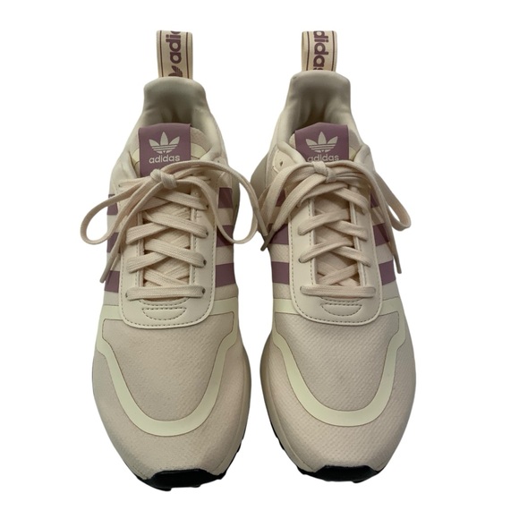 ADIDAS Originals Multix Sneakers Size 9 Cream Magic Mauve Black Leopard Print - Picture 3 of 9